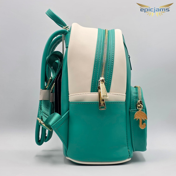 Loungefly Squid Game Seong Gi-Hun Player 456 Cosplay Green Mini Backpack Bag - Picture 4 of 5